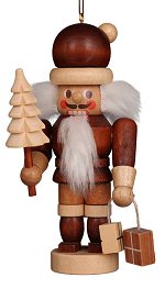 Santa Nutcracker - Natural<br> Ulbricht Ornament